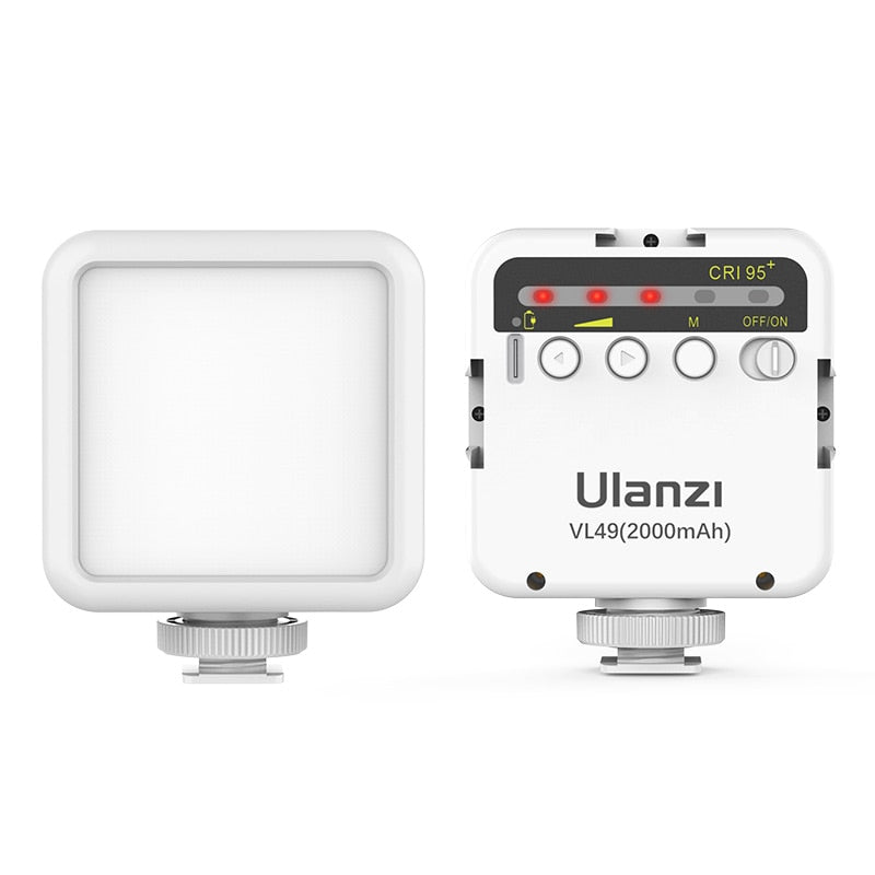 Ulanzi LED Recarregável - Profissional Videos e Fotos