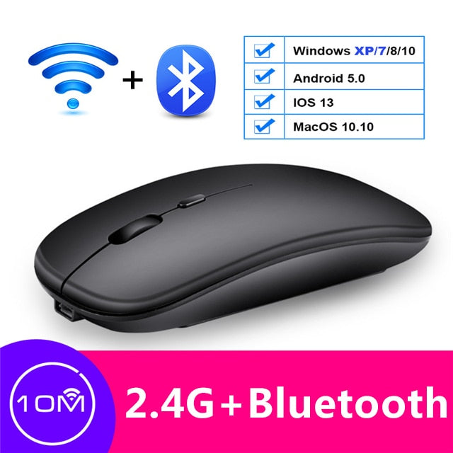 Mouse Sem Fio 2.4G™ Bluetooth
